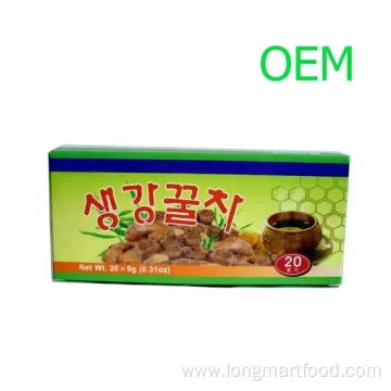 Ginger Tea with Honey - OEM Private Label Herbal Beverage